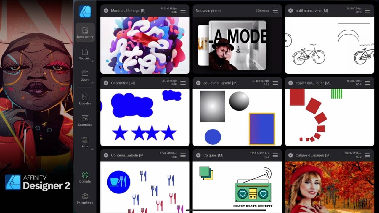 Affinity Designer 2 pour IPAD : les nouveautés