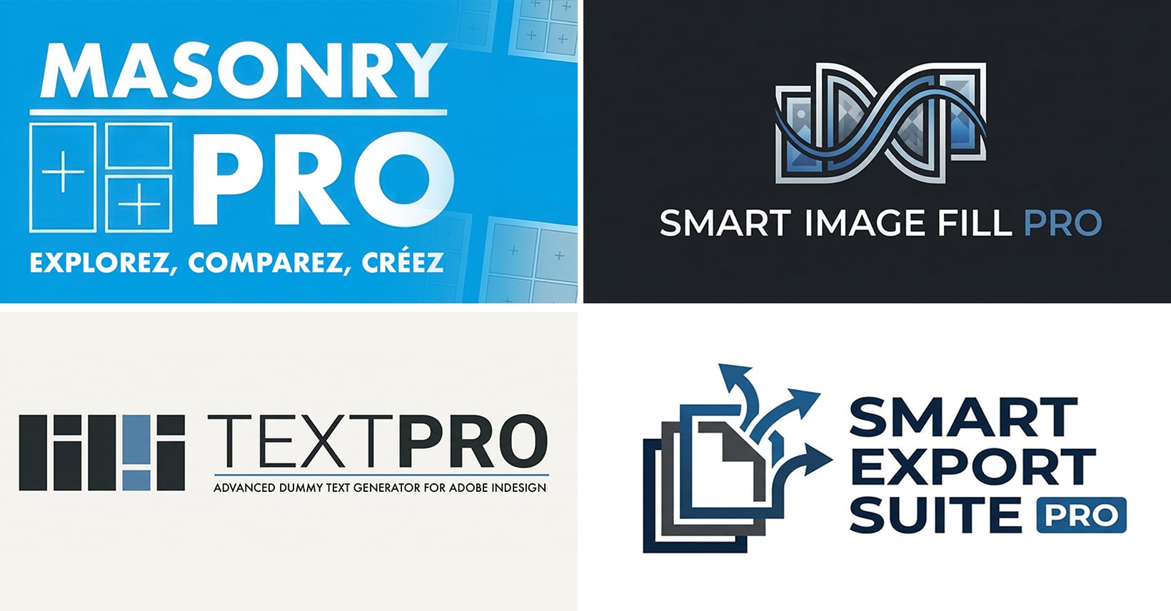 Pack complet suite PRO pour Indesign